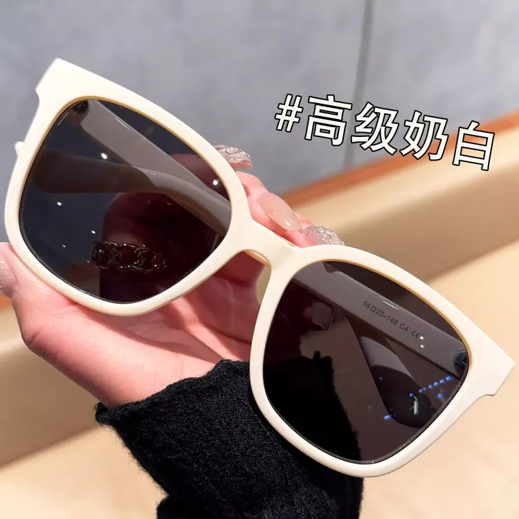 新款潮网红款偏光太阳镜女高颜值遮阳防紫外线户外开车大框墨镜男