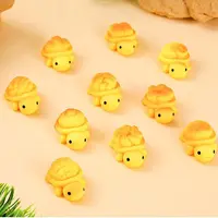 小王八糕甜品系列树脂材质卡通微缩面包乌龟摆件可DIY作桌面饰品