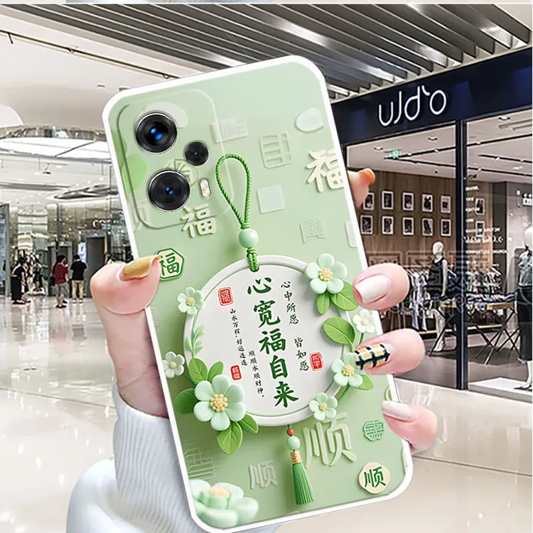 适用红米Note12turbo手机壳23049RAD8C中国风全包边男防摔软壳潮