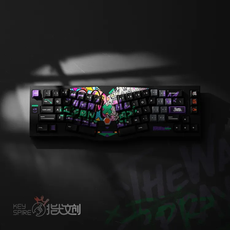 指尖文创幻想街区原厂高度键帽电竞游戏炫酷桌搭手感类肤质打瓦