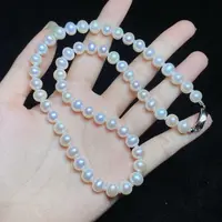 【小北好物】淡水珍珠项链尺寸约6.5-7mm【多样性发一件】2QJ05X55