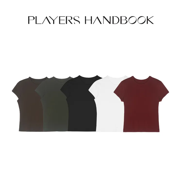Players Handbook 《塑形t》基础系列口碑款刚需凉感正肩短袖PH2326