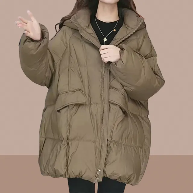 女装2025新款秋冬棉衣棉服爆款中长款棉袄加厚保暖夹棉外套小个子