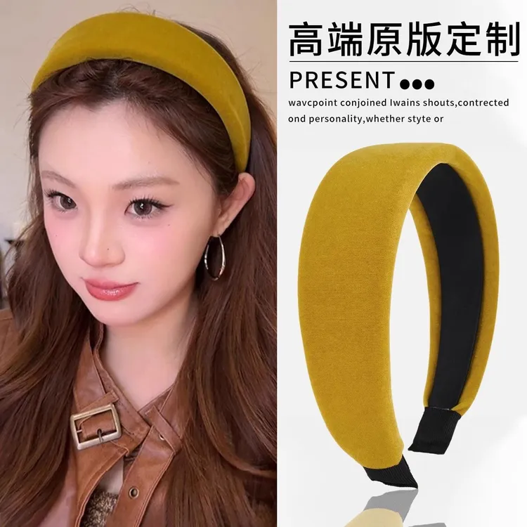 发箍ins甜美法式复古风头饰发饰朋克风女休闲风宽边气质网红时尚