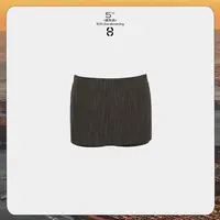 9月23日10:00新品 FORNI 广角超模腿 高密抗皱色织暗条纹西装裙裤