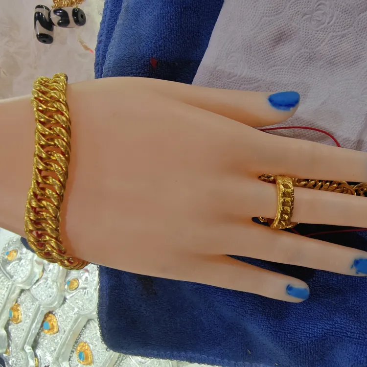 合金手链 藏式手链戒指套装
