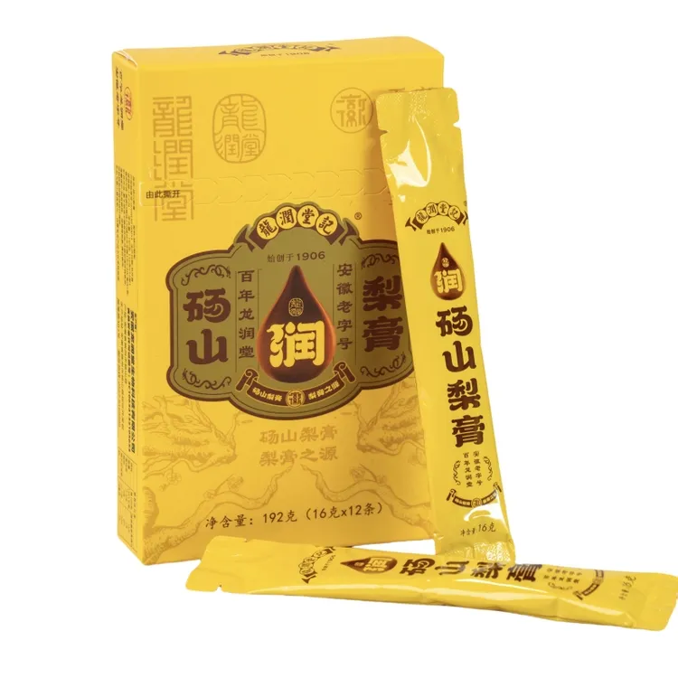 龍润堂记 砀山梨膏纯梨膏25~30斤鲜梨熬出1斤膏秋冬润嗓两盒装