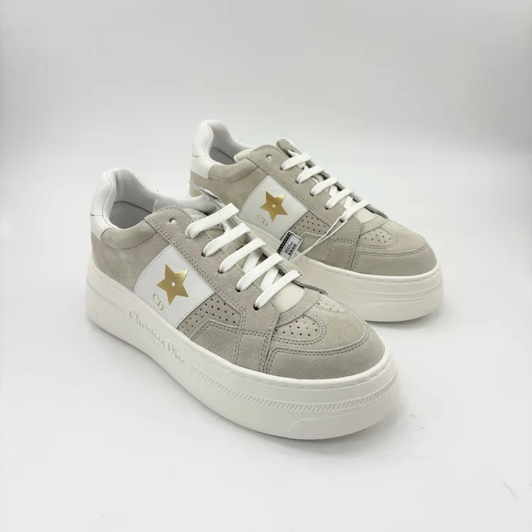 未使用 DIOR/迪奥 37.5码/厚底星星休闲鞋/p0356