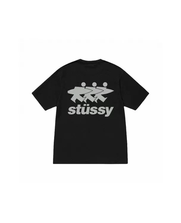 斯图西STUSSY夏季潮流T恤男女同款潮牌宽松休闲印花圆领情侣短袖