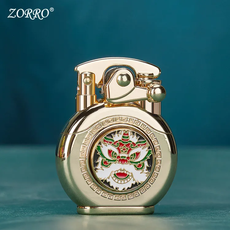 佐罗ZORRO煤油打火机男防风耐用砂轮送男友正品新年礼物复古老式
