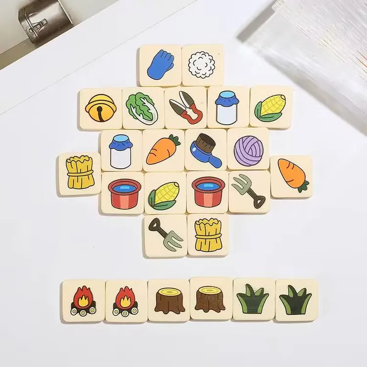 主播同款羊了个羊桌游树脂卡牌亲子娱乐互动益智开发消消乐积木