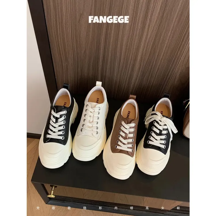 FANGEGE/梵歌歌 9-11cm内增高小个子厚底老爹鞋休闲鞋百搭小白鞋