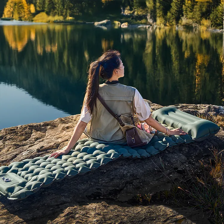 超轻便捷式户外充气睡垫摩旅自驾游露营徒步必备充气垫充气防潮垫