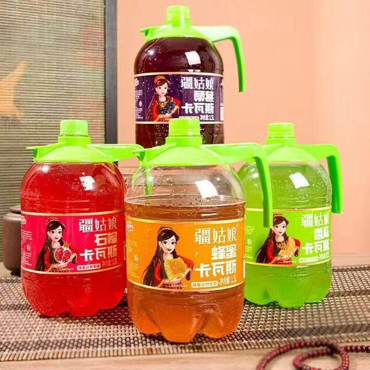 新疆特产厂家直销疆姑娘卡瓦斯3L家庭装蜂蜜谷物发酵全国包邮