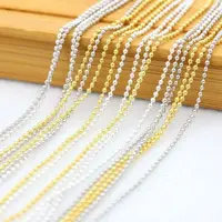 链子925银  设计款豆豆链本银色金色两款发一