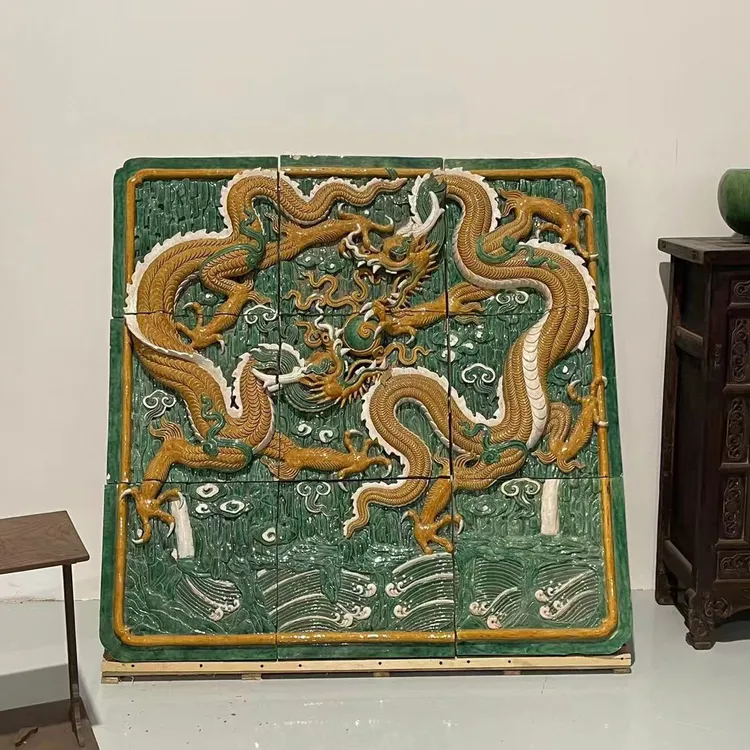 盘龙琉璃影壁不包邮