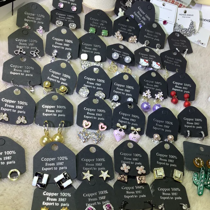 925银耳饰 百搭925银针耳饰小众耳钉（大杂烩）直播间过款扣号轻奢