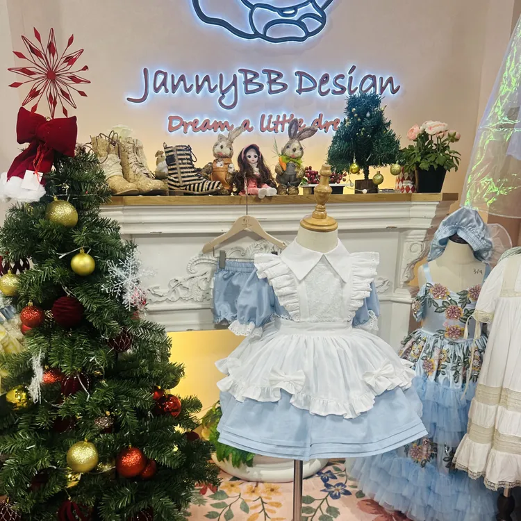 jannybb26Spring爱丽丝风洛丽塔蓬蓬裙裙子公主裙套装(带短裤)