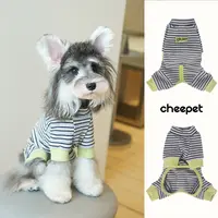 cheepet/趣派狗狗秋冬条纹休闲四腿打底