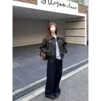 【西城黑曼巴】秋季复古时尚休闲港风酷女孩外套女Y3902