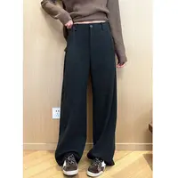 小静静一会【条纹腰头休闲裤】2025秋季新款百搭阔腿裤 2509C6280
