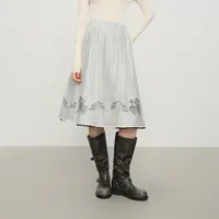 范思蓝恩ECHO轻奢系列设计感通勤A字半身裙2025冬季新款25FE14004