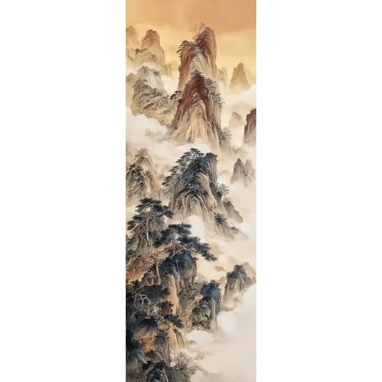 DMC十字绣-轻奢中国风靠山图兴旺发达