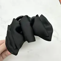 L404夕洛黑色抓夹13cm抓夹时尚大气抓夹简约百搭气质复古