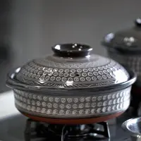 Ginpo 华纹三岛6号7号8号9号砂锅煮饭锅