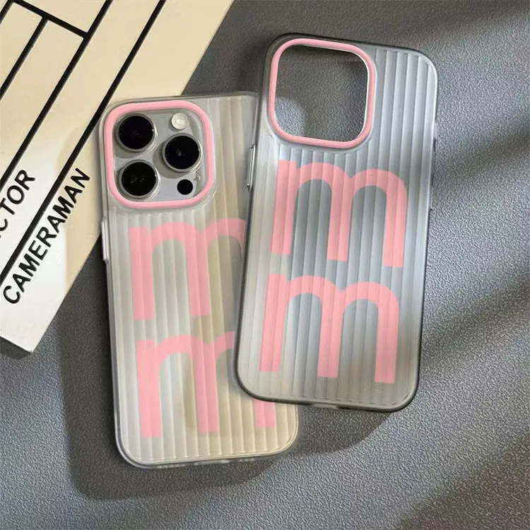 粉字双M适用于17简约16新款15个性14小众13女款12质感11高级感