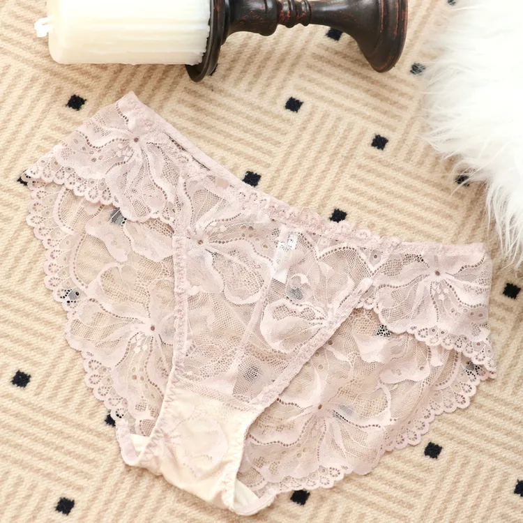 蕾丝内裤高端蕾丝裤性感透气线下商场设计款专供女士蕾丝内裤