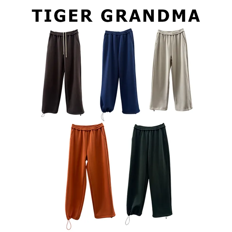 2512【调色盘成精了】有效显瘦直筒缩口两穿-660克重奥粒绒复合卫裤