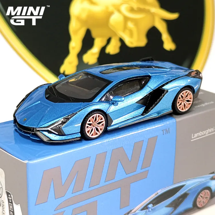 【新】[现货]MINI GT合金1:64兰博基尼Sian闪电FKP超跑车63号37汽车