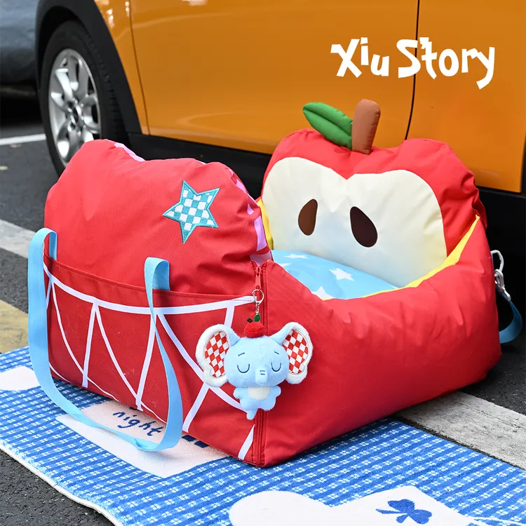 XIU原创·苹苹安安宠物车载外出窝安全座椅四季通用可拆洗宠物沙发