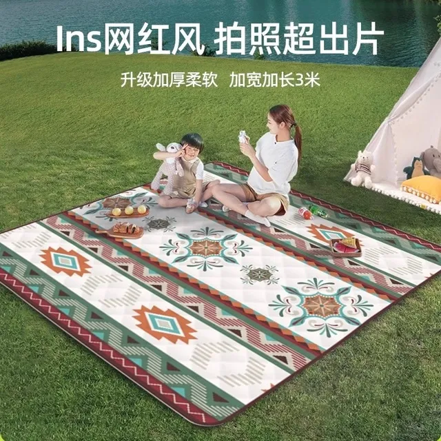 野餐垫防潮垫帐篷内户外露营加厚防水定制酷迪京诚豪斯草坪地毯垫