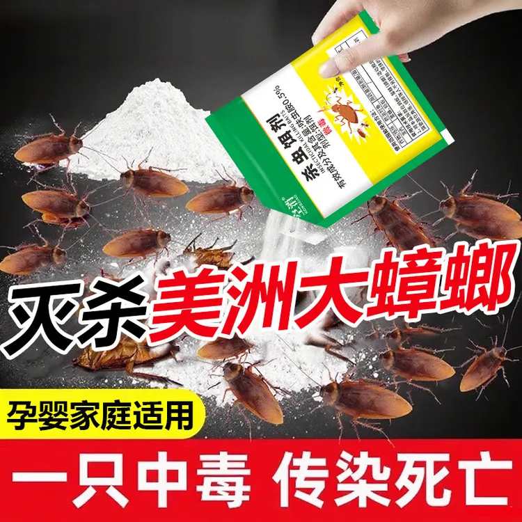 灭美洲大蠊蟑螂药杀美国大蠊克大蟑螂星家用全窝一窝神非无毒器端