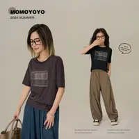 辰辰妈【排队站好】夏印花修身显瘦运功速干亲子半袖上衣速T恤7806D