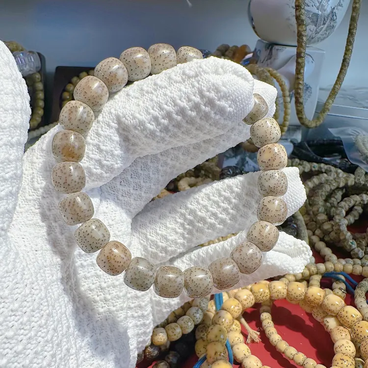 星月菩提石玉料糯冰针尖牛毛星10尺寸老型