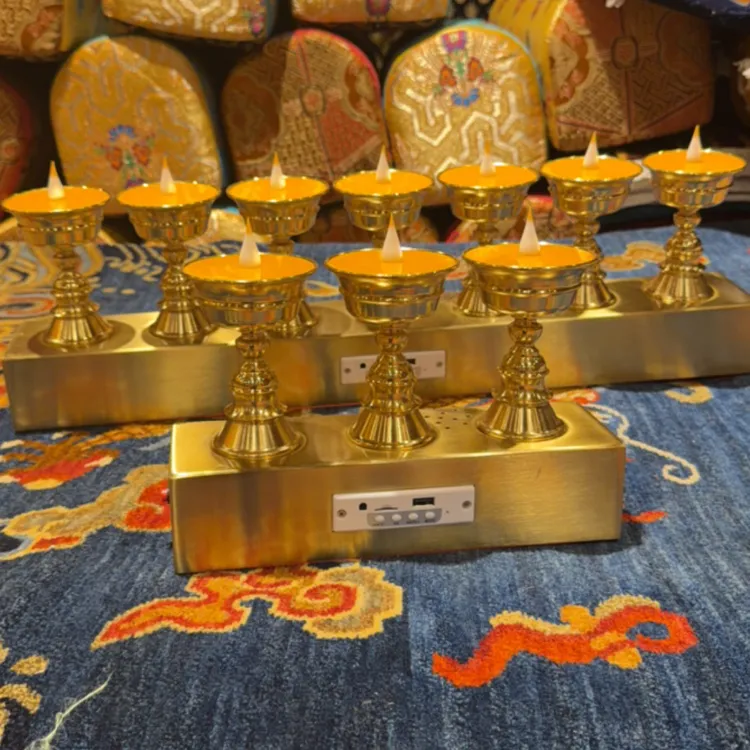 充电酥油灯带音箱