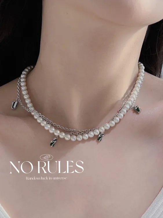 铜合金项链 『 NO RULES NO BOUNDARY 』 设计师款小众品牌潮流饰品