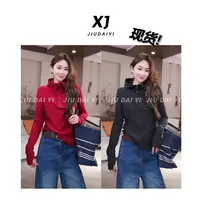 玖黛衣【银月】新款时尚百搭休闲连帽套头卫衣 TXJ44279