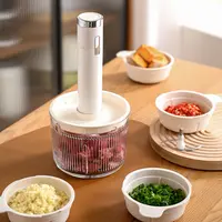 OWNRAY无线绞肉料理机六碗双刀家用多功能和面蘸料打泥母婴辅食机
