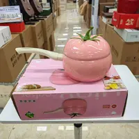 粉色番茄奶锅汤锅家用颜色随机-JJ