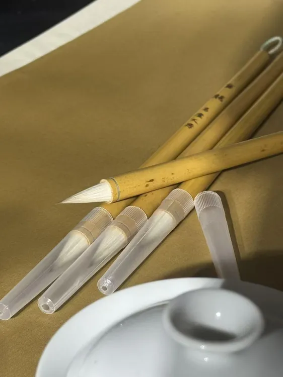 【鱼肠】易庐文房毛笔细光锋兼毫加健出锋2.4cm适用于行草楷