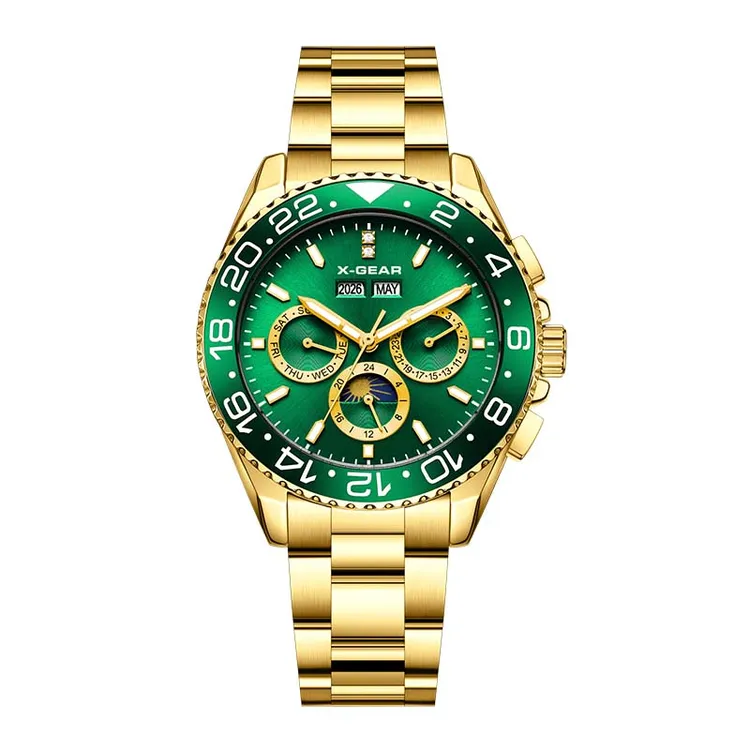 X-GEAR地表最强万年历可乐圈 全自动机械腕表86170