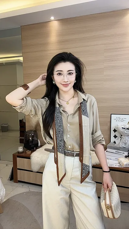 今年流行的漂亮衬衫女夏季2025新款洋气减龄韩系chic别致小衫衬衣
