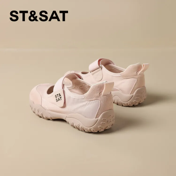 星期六运动玛丽珍鞋女2025新款秋季厚底透气休闲鞋芭蕾风软底单鞋