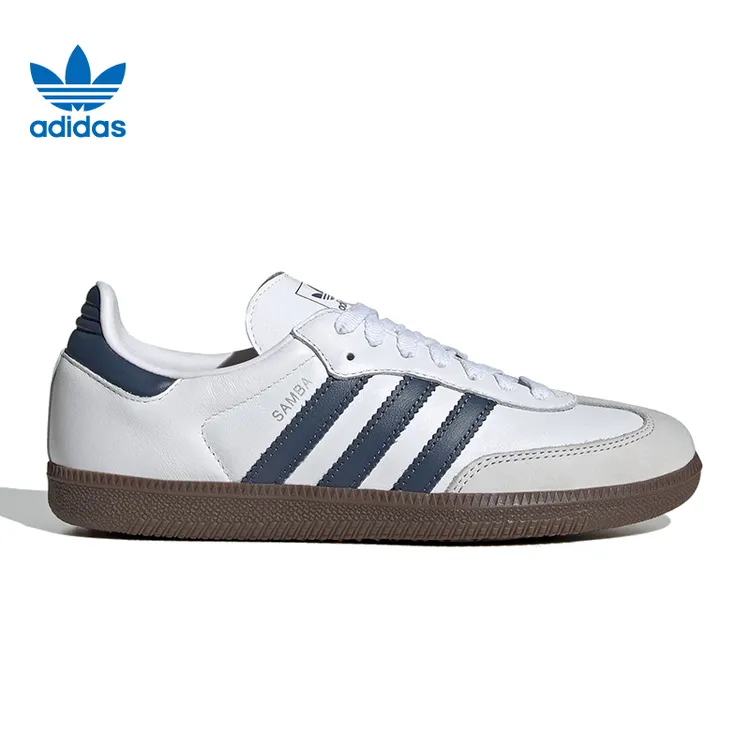 【滔搏联动】adidas阿迪达斯中性SAMBA OG W低帮白蓝色休闲鞋JH5688