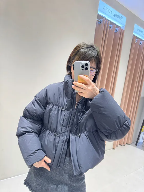 【PSX-8770】白鸭绒羽绒服新中式立领简约休闲秋冬潮流爆款