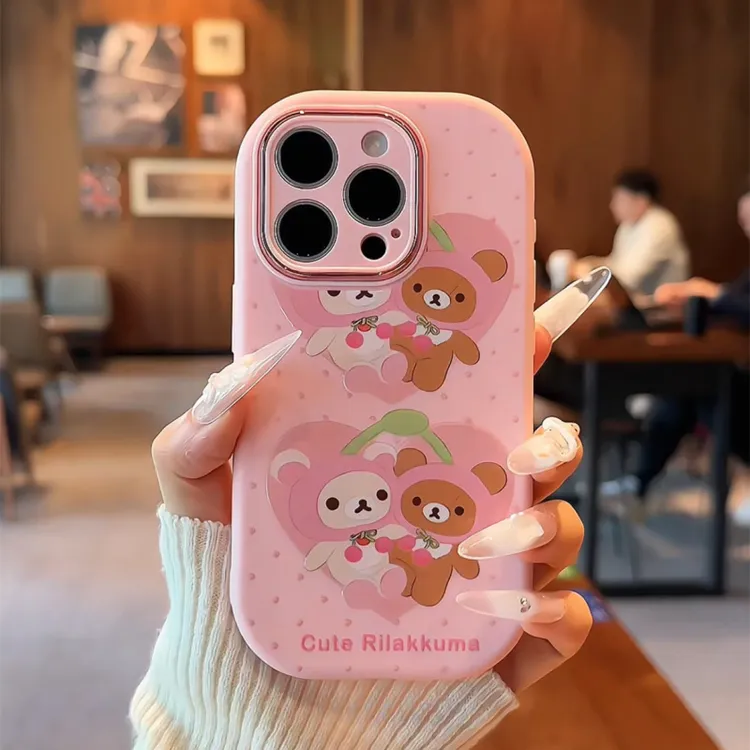 适用于【苹果16/华为/荣耀】金属小胖妹手机壳防摔ins风贴图玩偶